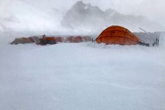 
The Wind Increased To Well Over 100km An Hour On Day 7 At Mount Vinson Low Camp
